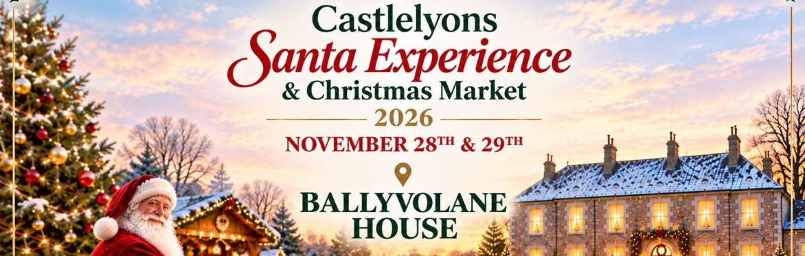 Santa in front of Ballyvolane House