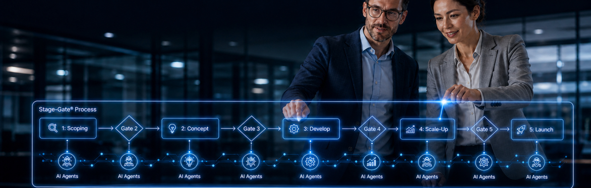 Come try the AI Enhanced Stage-Gate® Innovation Performance Framework®, the most widely adopted and independently validated new product development methodology in the world.