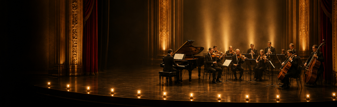 Musicians on a stage