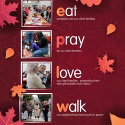 2026 Eat, Pray, Love & Walk