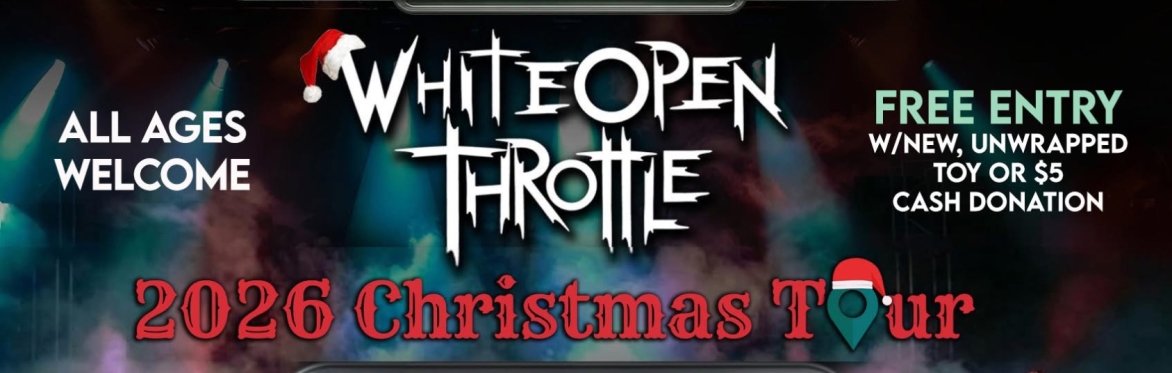 White Open Throttle Christmas Toys4Tots FREE