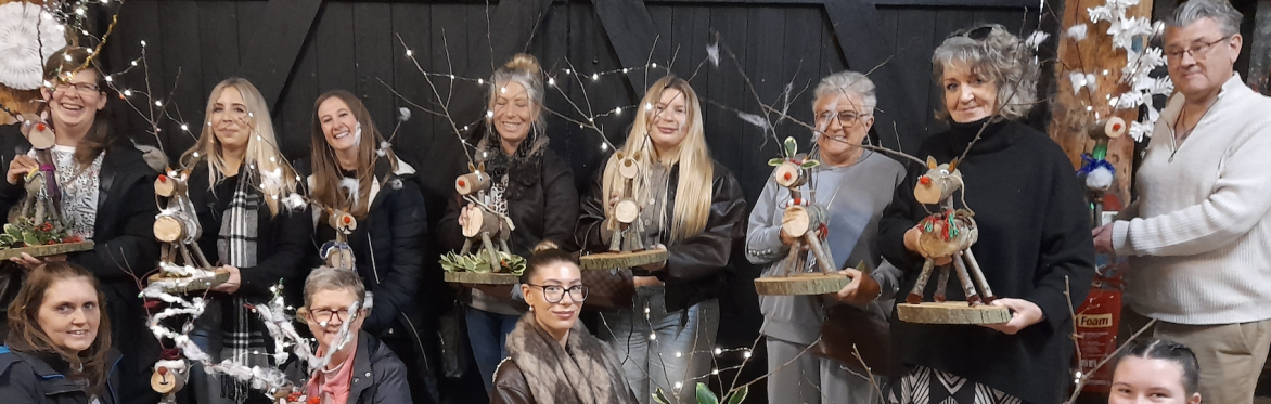 Adults Only Natural Reindeer Decorating Workshops