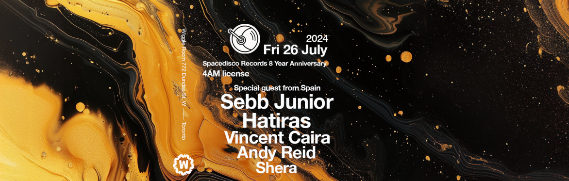 Spacedisco Records 8 Year : Sebb Junior, Hatiras +