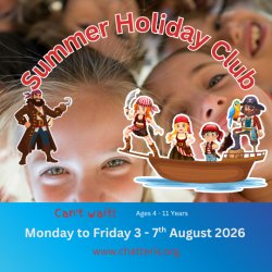 Pirate themed Summer Holiday club poster