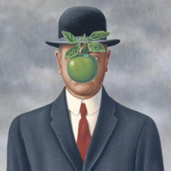 Rene Magritte's The Son of Man
