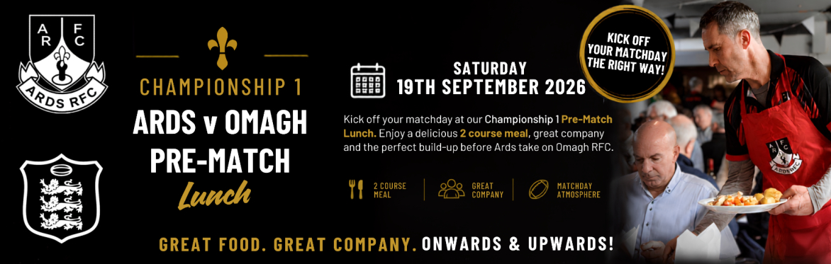 Ards v Omagh Pre-Match Lunch