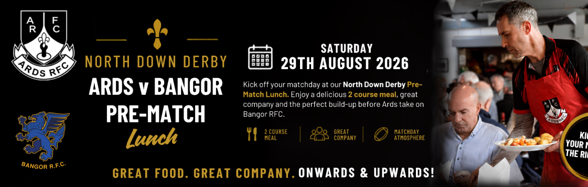 Ards v Bangor Pre-Match Lunch