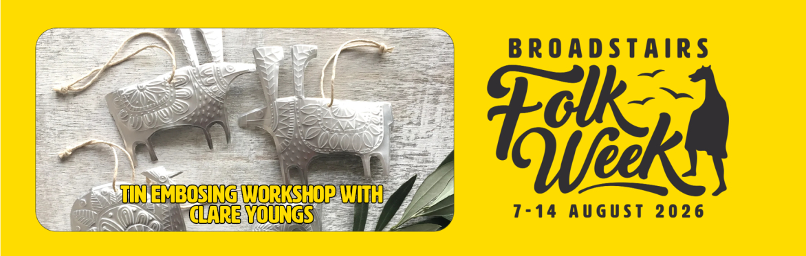 Tin Embossing Workshop 1 with Clare Youngs (relax / Create / workshop)