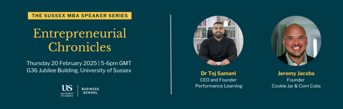 The MBA Speaker Series | Entrepreneurial Chronicles