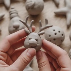 Clay Christmas Decorations Workshop with Jenni