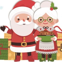Picture of Santa & Mrs. Claus