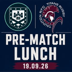 Pre-Match Lunch: Exeter University v Taunton Titans