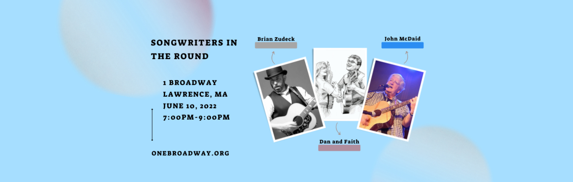 Songwriters in the Round Dan and Faith, Brian Zudeck, John McDaid