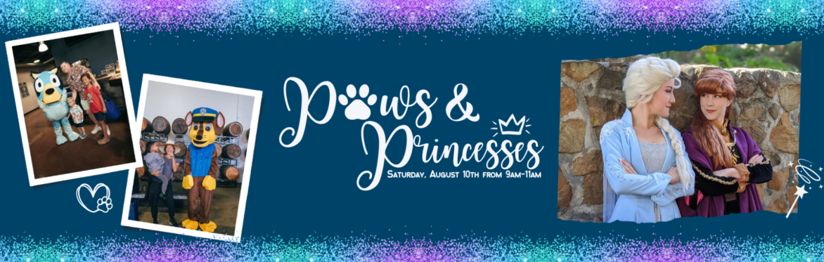 Paws & Princesses: End of Summer Party with Chase, Bluey, Anna & Elsa!
