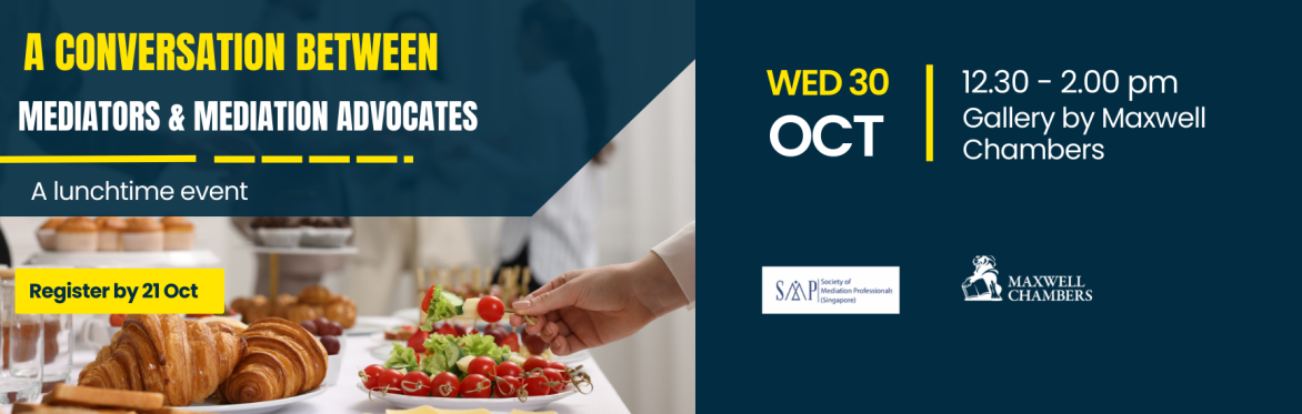 A Conversation between Mediators & Mediation Advocates [lunchtime event]