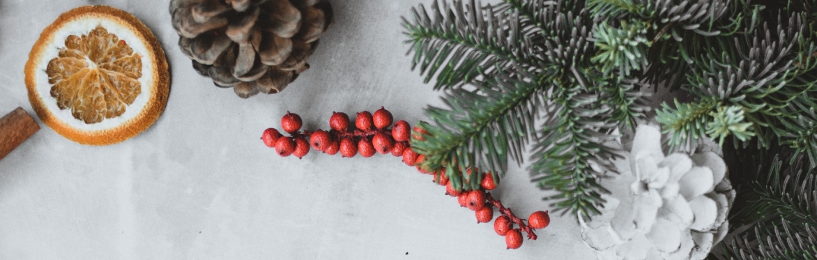 Christmas wreath making