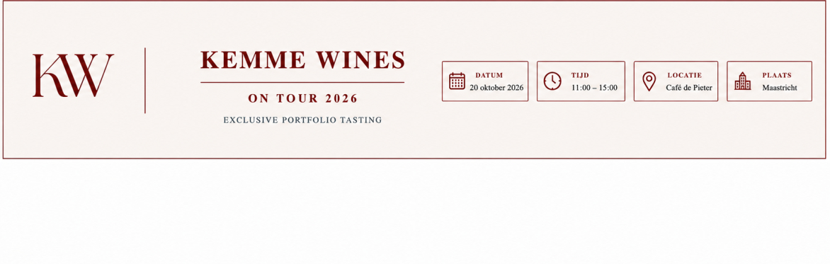 Kemme Wines ON TOUR - Maastricht