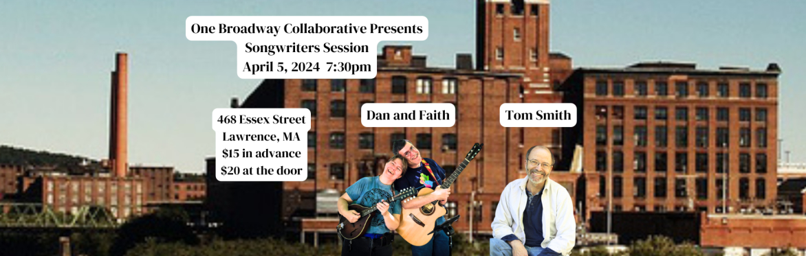 Songwriters in the Round Dan and Faith and Tom Smith