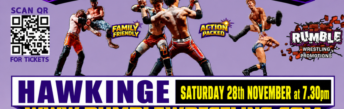 Rumble Wrestling 2026  Tour Comes to Hawkinge