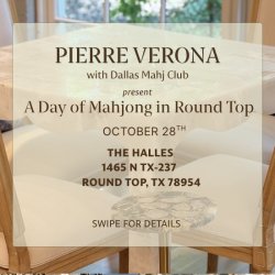 A Day of Mahjong in Round Top