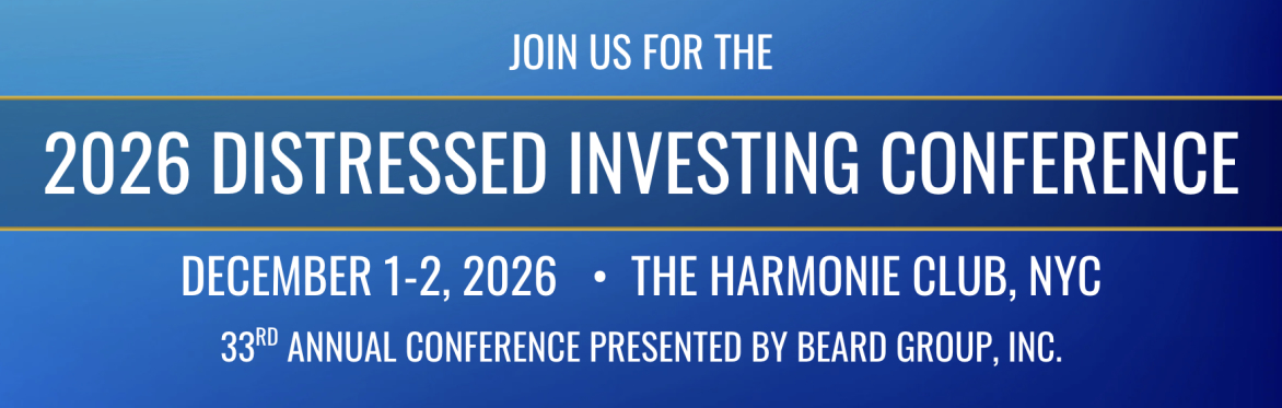 Distressed Investing Conference 2026