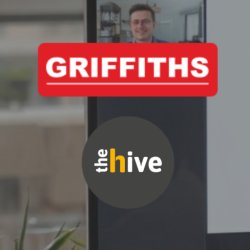 Griffiths and the hive logos