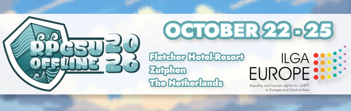 RPGSU Offline 2026 Banner with dates of October 22nd to October 25th and event location which is Fletcher Hotel in Zutpen