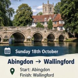Abingdon to Wallingford - 14 miles - Thames Path 4/10