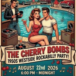Club VIXXXINS Cherry Bombs 1950s Westside Rockabilly Swinkster Party! - Members Link