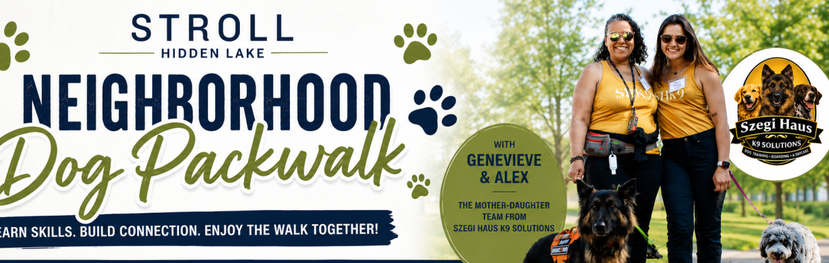 🐾 Stroll Hidden Lake Neighborhood Dog Pack Walk