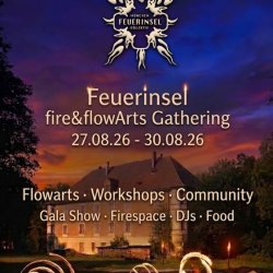 Feuerinsel Flowart Gathering 27.-30. August 2026