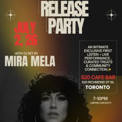 the della kit - Release + Live Listening Event - TORONTO