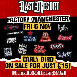 Last Resort - Nu Metal Tribute at Fac251 (Manchester)