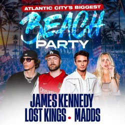July 4th Beach Party in Atlantic City, NJ
