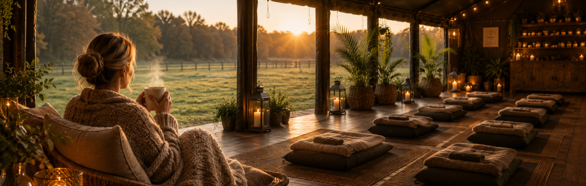 Winter Sunrise at The Shift Retreats