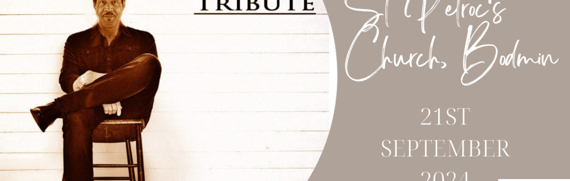 Lionel Richie Tribute by Hamilton Browne at St Petroc’s Church, Bodmin