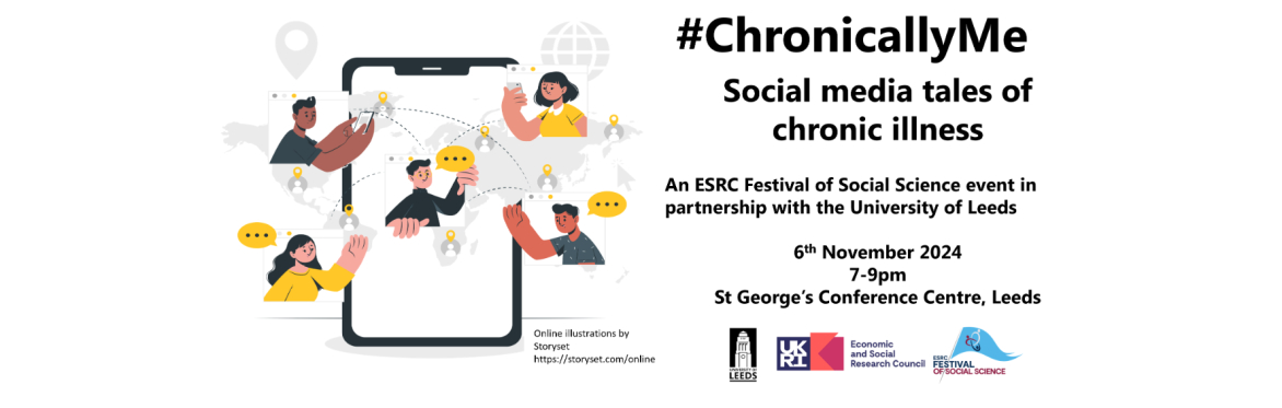 Cartoon image of a mobile phone with one person pictured in its centre. Four people surround the phone to denote connection via social media