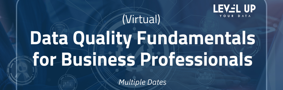 (Virtual) Data Quality Fundamentals for Business Professionals