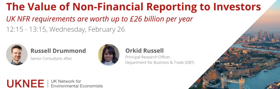 UKNEE Webinar 2025: Value of Non-Financial Reporting to UK Investors