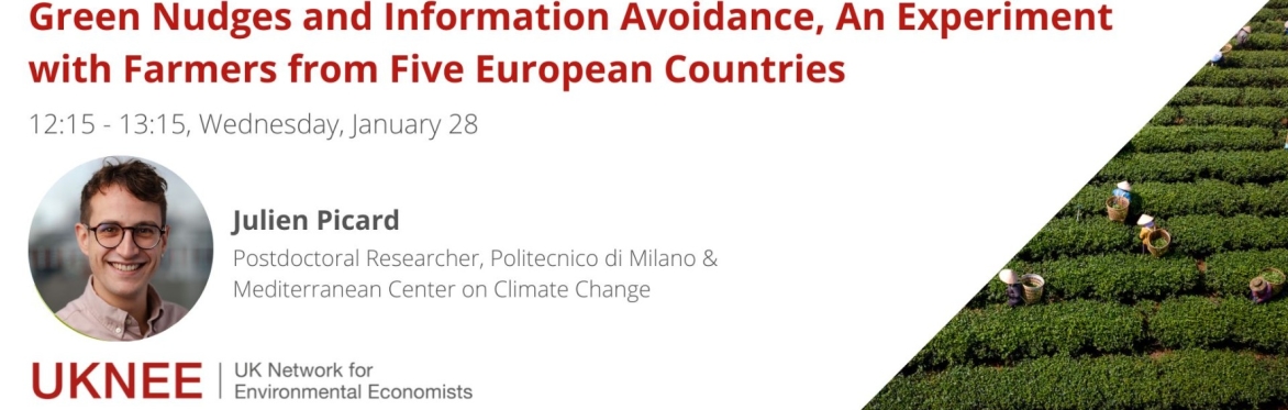 Green Nudges and Information Avoidance, An Experiment with Farmers from Five European Countries