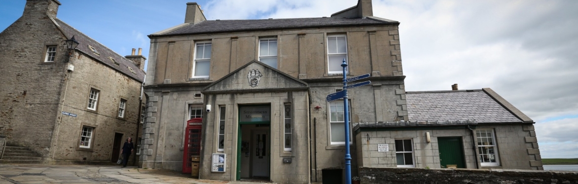 Front of Stromness Museum building.