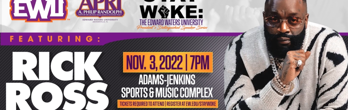 Stay Woke: The EWU President's Distinguished Speaker Series Ft. Rick Ross!!