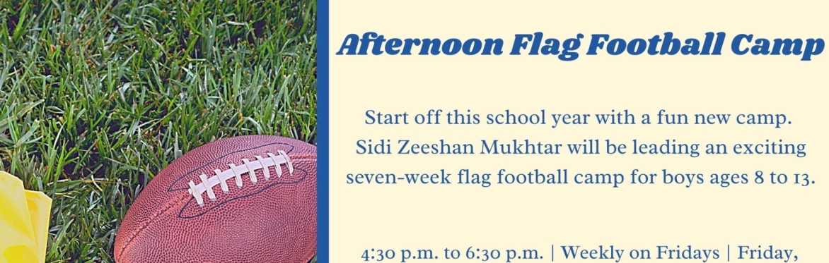 Afternoon Flag Football Camp