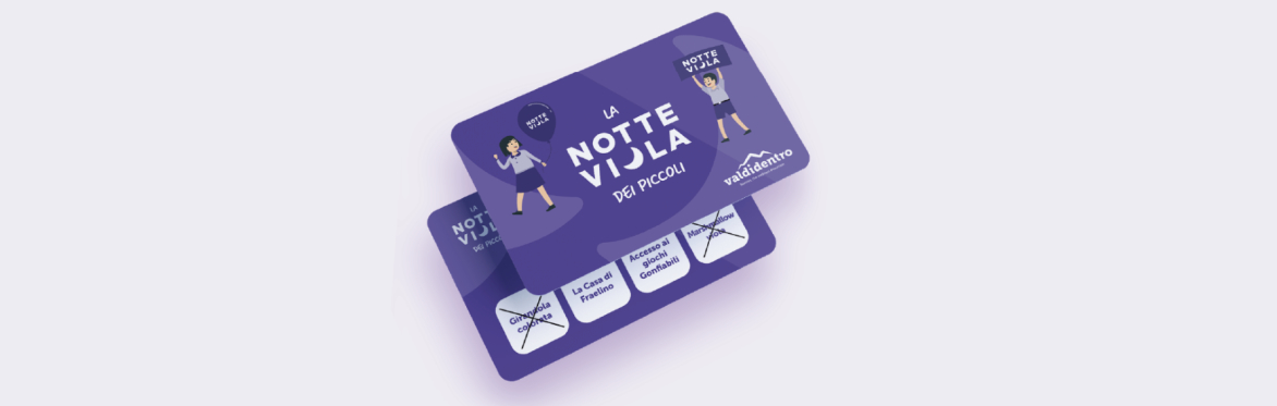 Card dei Piccoli - Notte Viola 2025