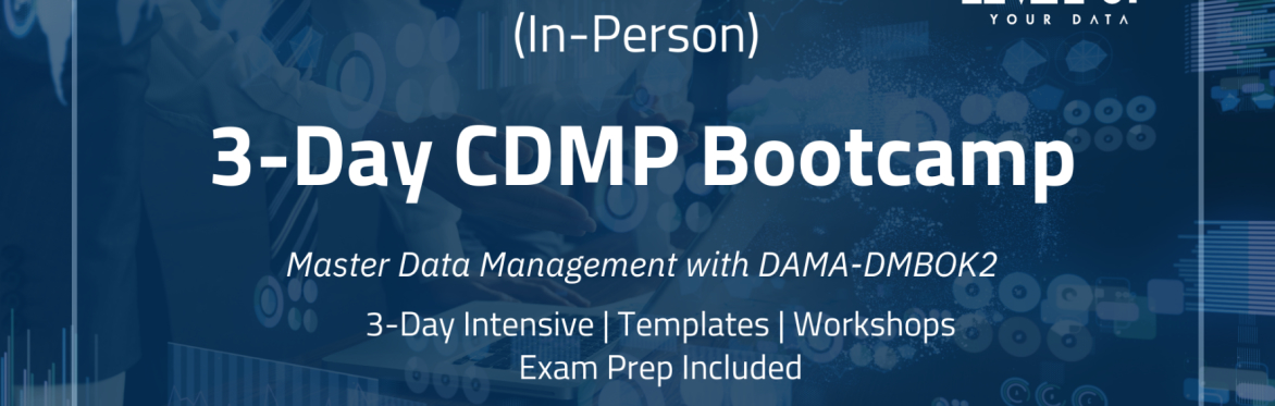 (Brisbane) 3-Day Deep Dive Course CDMP Fundamentals