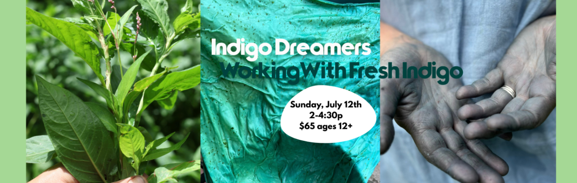 Indigo Dreamers: Working with Fresh Indigo