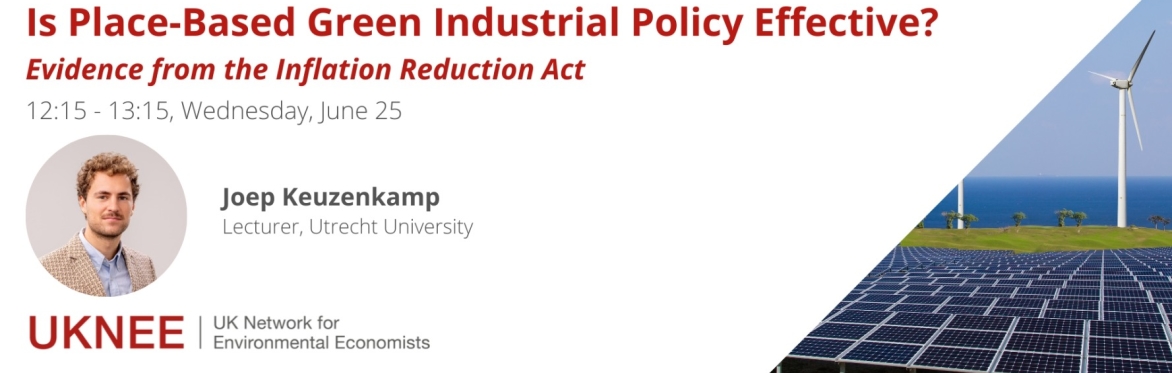 Is Place-Based Green Industrial Policy Effective? Evidence from the Inflation Reduction Act