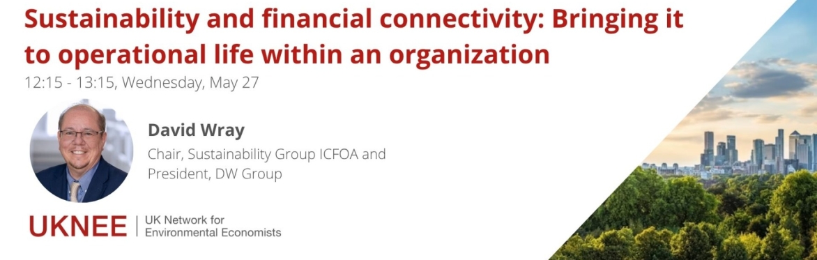 Sustainability and financial connectivity: Bringing it to operational life within an organization