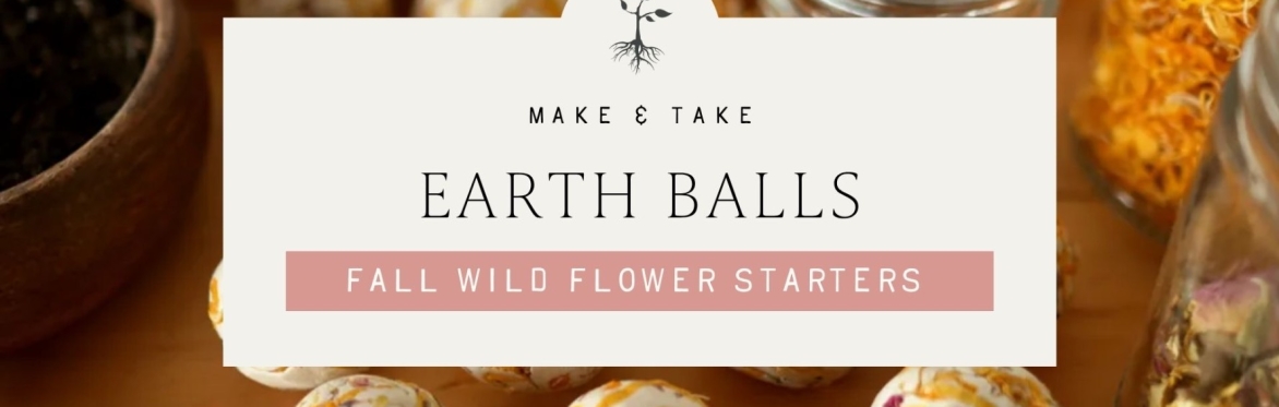 Make & Take: Fall Wildflower Starter "Earth Balls"