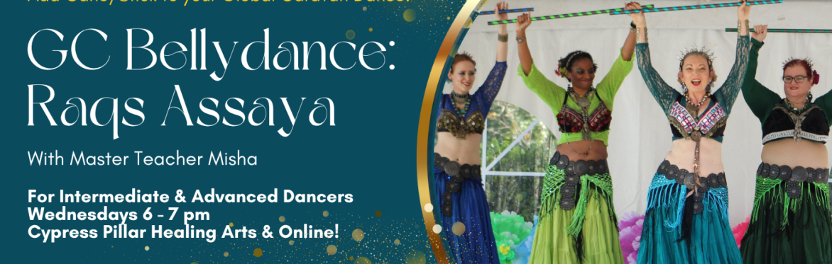 Intermediate/Advanced Global Caravan Bellydance: Group Improv with Cane with Master Teacher Misha